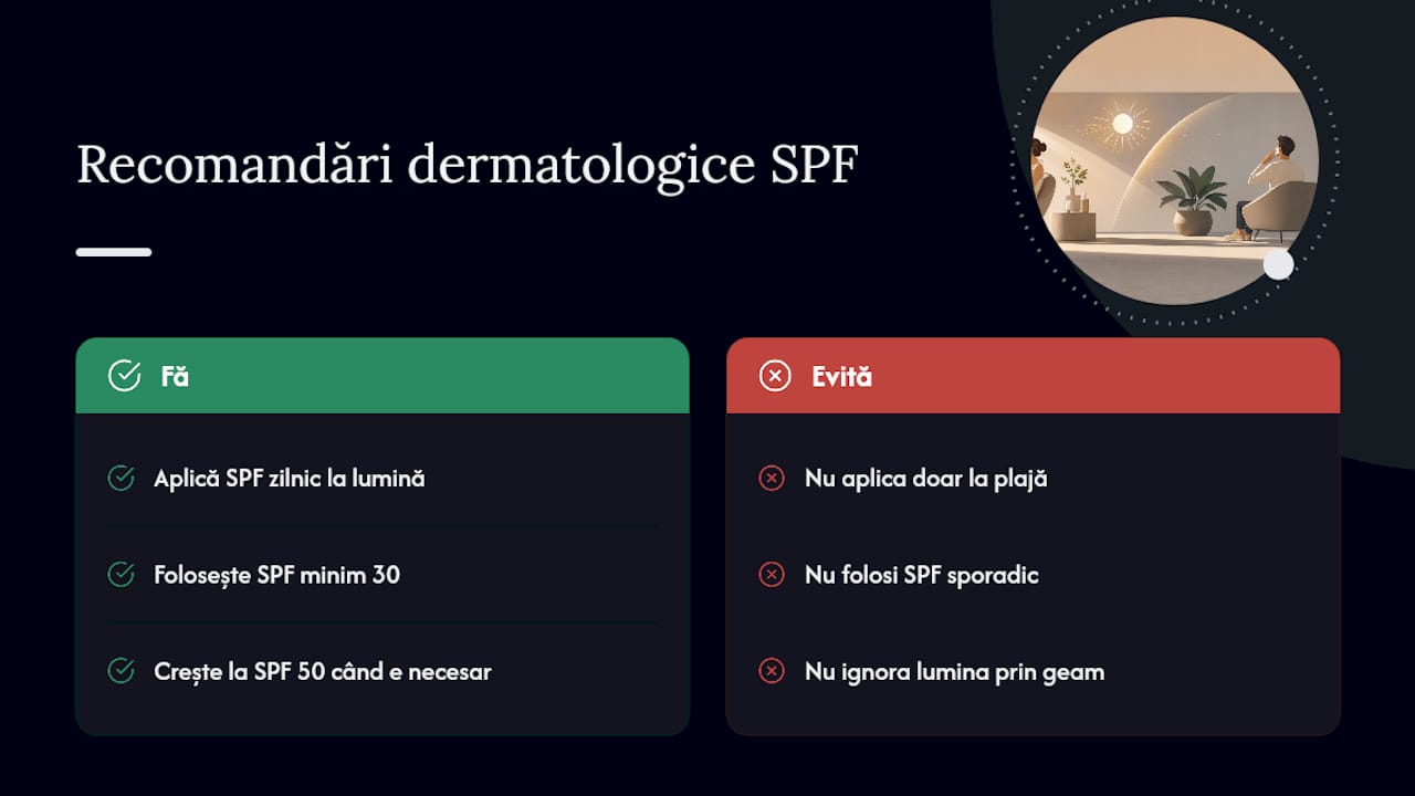Ce spun recomandările dermatologice despre protecția zilnică — overview diagram