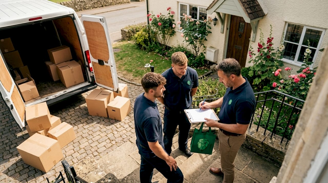 Moving crew leader briefing on safety