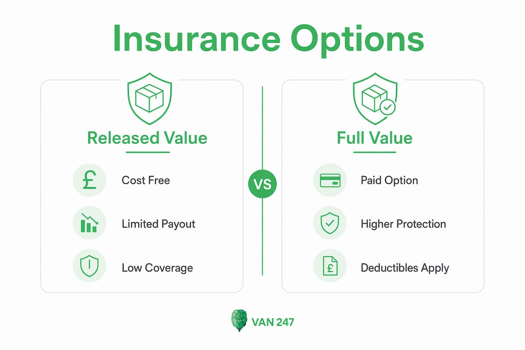 Infographic comparing released value and full value protection