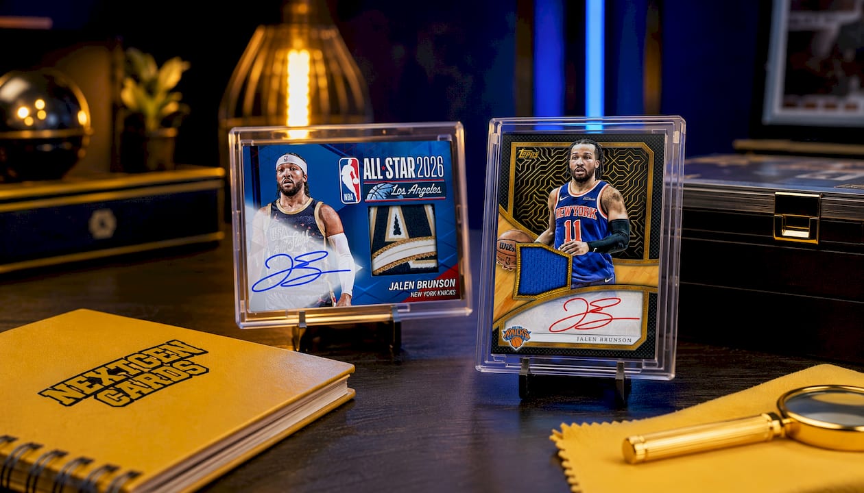 2026 Jalen Brunson - Topps All Star Game Jersey Patch Autograph Rare Redemption Card