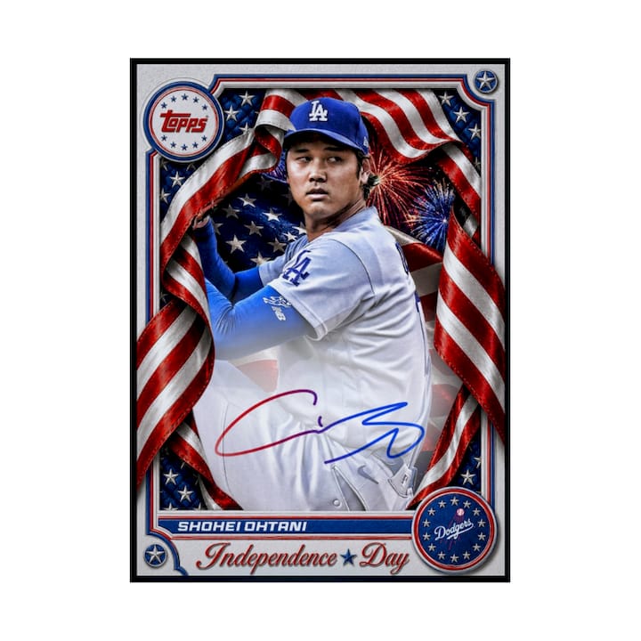 2026 Shohei Ohtani - Independence Day Autograph Rare Redemption Card (Free Shipping)