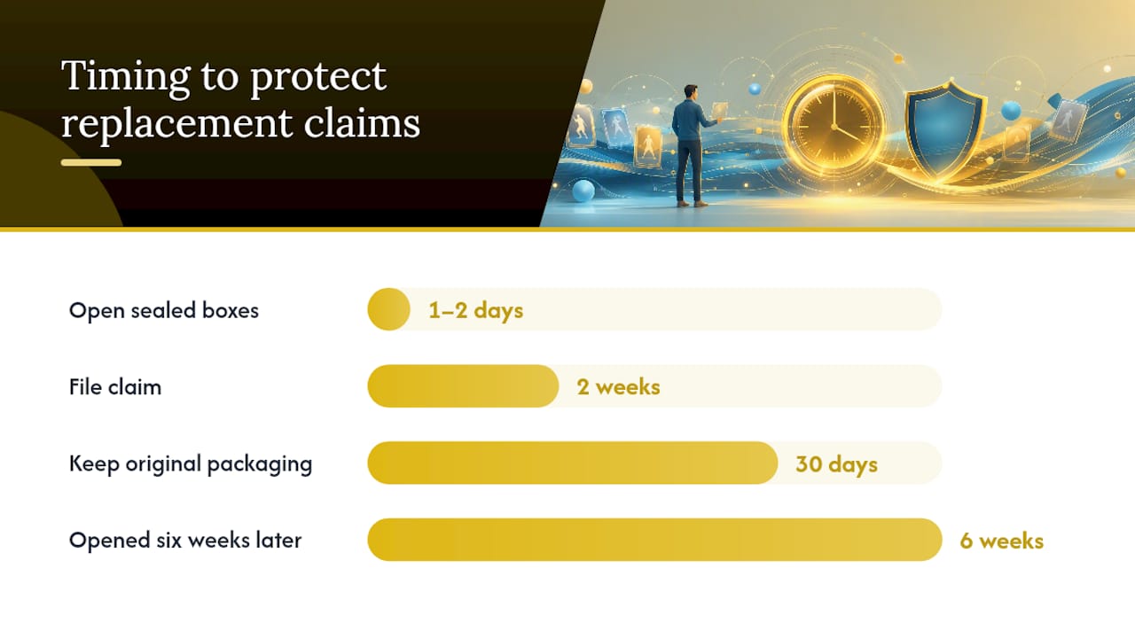 Collector best practices to protect your replacement eligibility — overview diagram