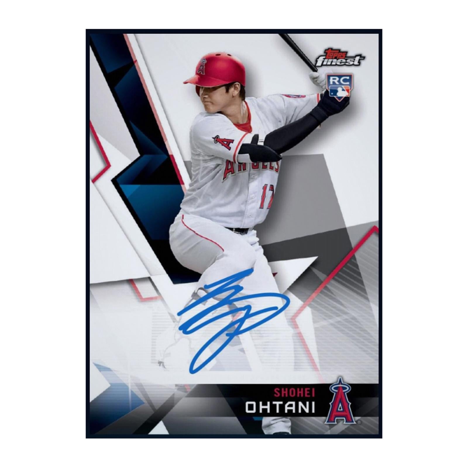 2018 Shohei Ohtani - Topps Finest Rookie Autograph RC Rare Redemption Card