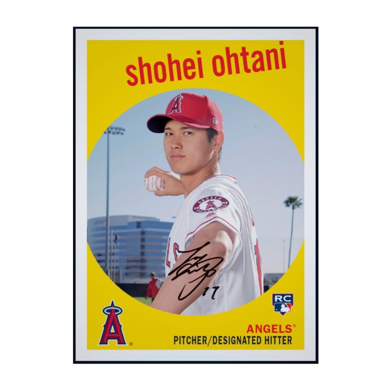 2018 Shohei Ohtani - Topps Archives Rookie Autograph RC Rare Redemption Card