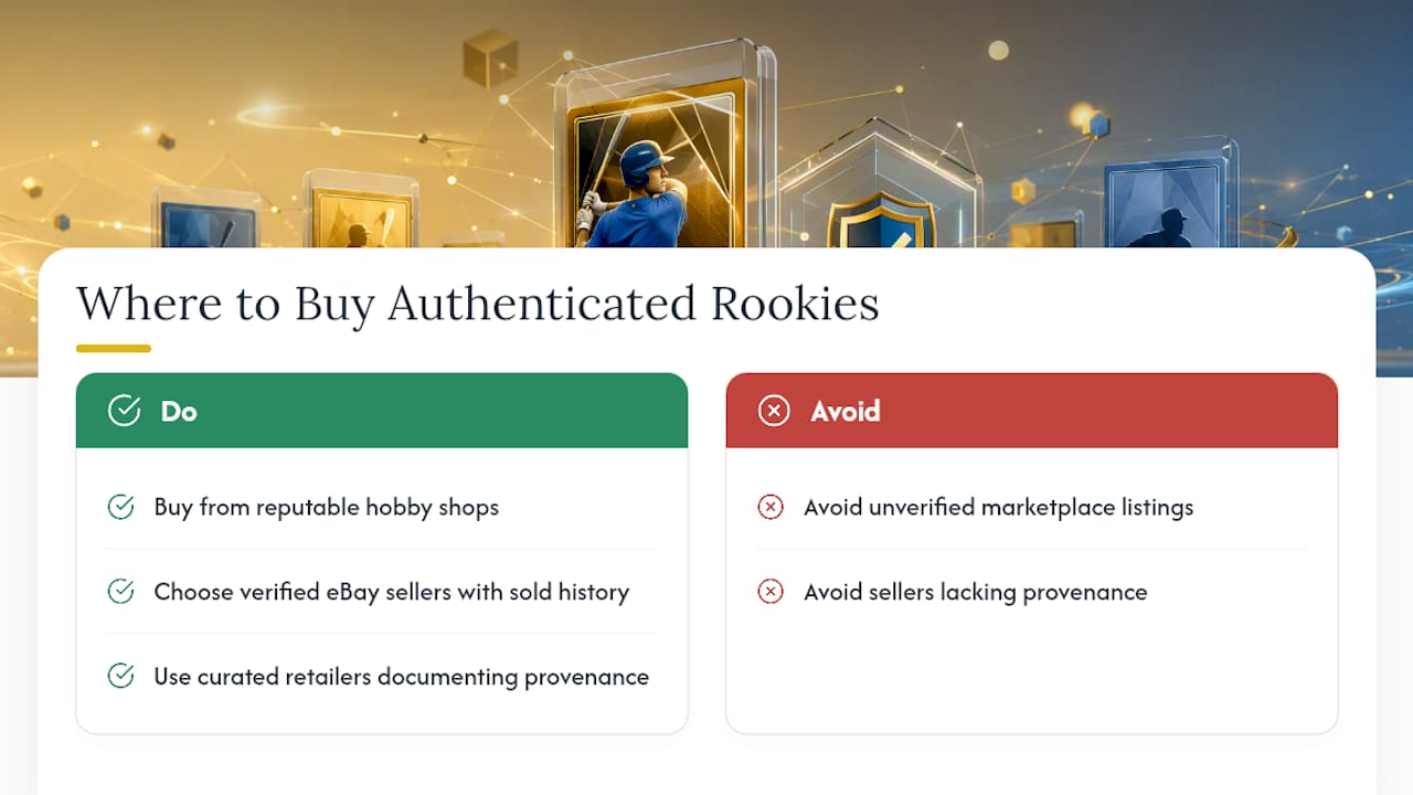Where Can I Buy Authenticated Rookie Patch Cards? — overview diagram