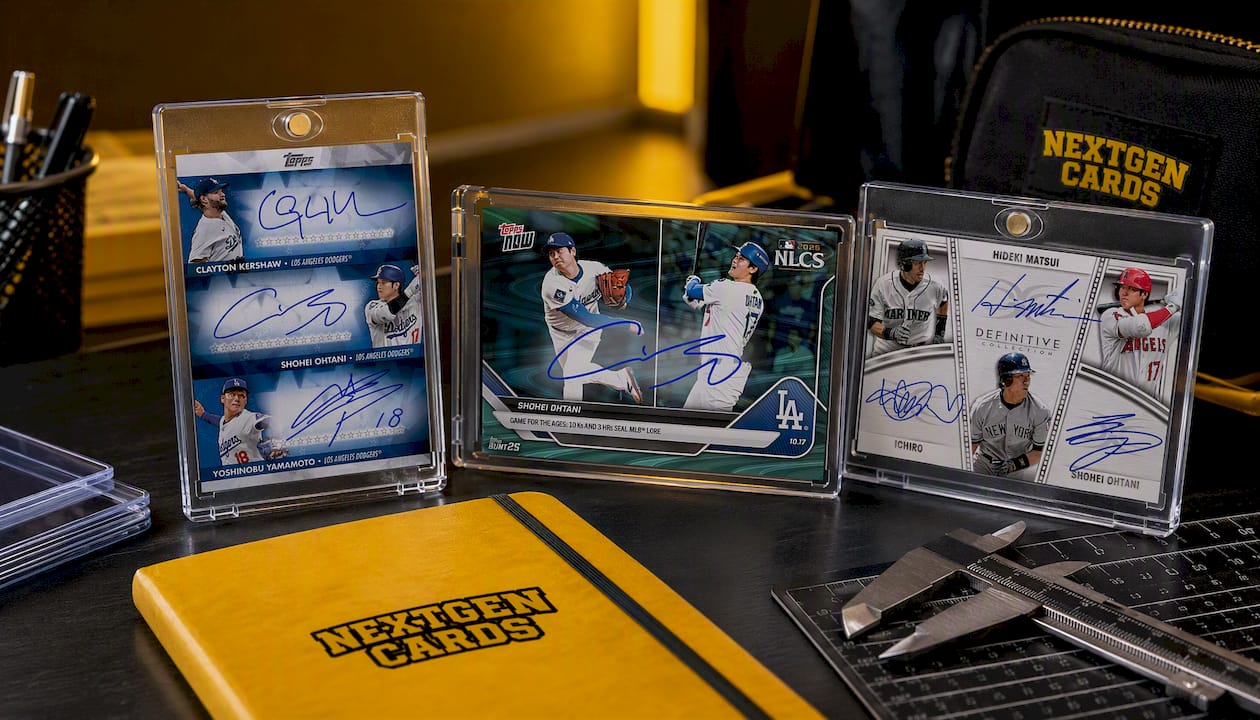 2024 Ohtani Yamamoto Kershaw Topps Baseball Stars Triple Autograph Rare Physical Redemption Card