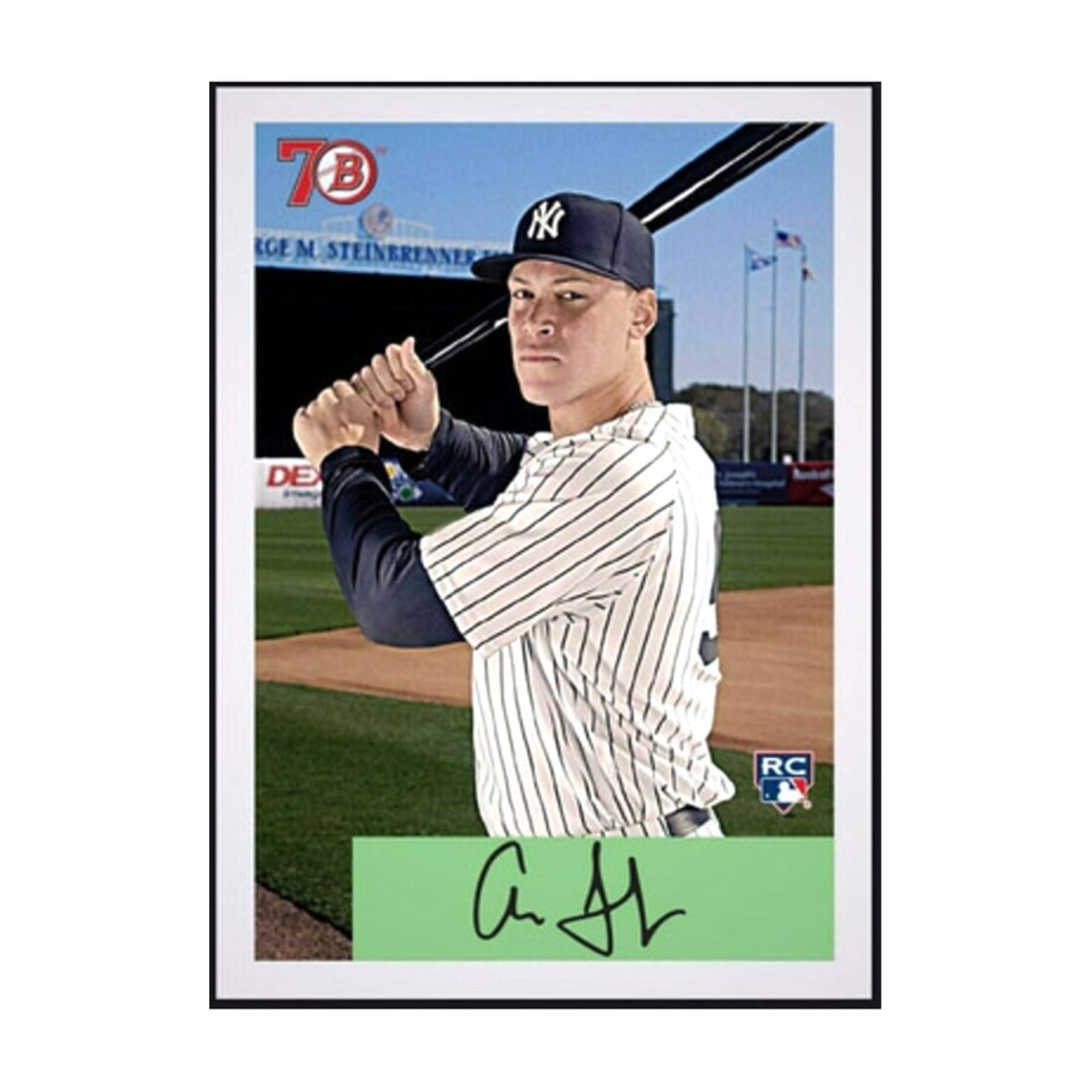 2017 Aaron Judge - Topps Bowman Wave 1 Autograph Rookie RC Rare Redemption Card