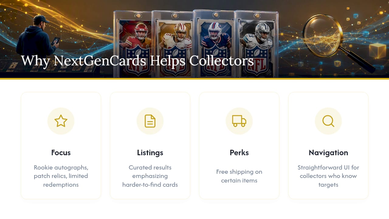 Why Nextgencards Is a Smart Stop for Serious Collectors — overview diagram