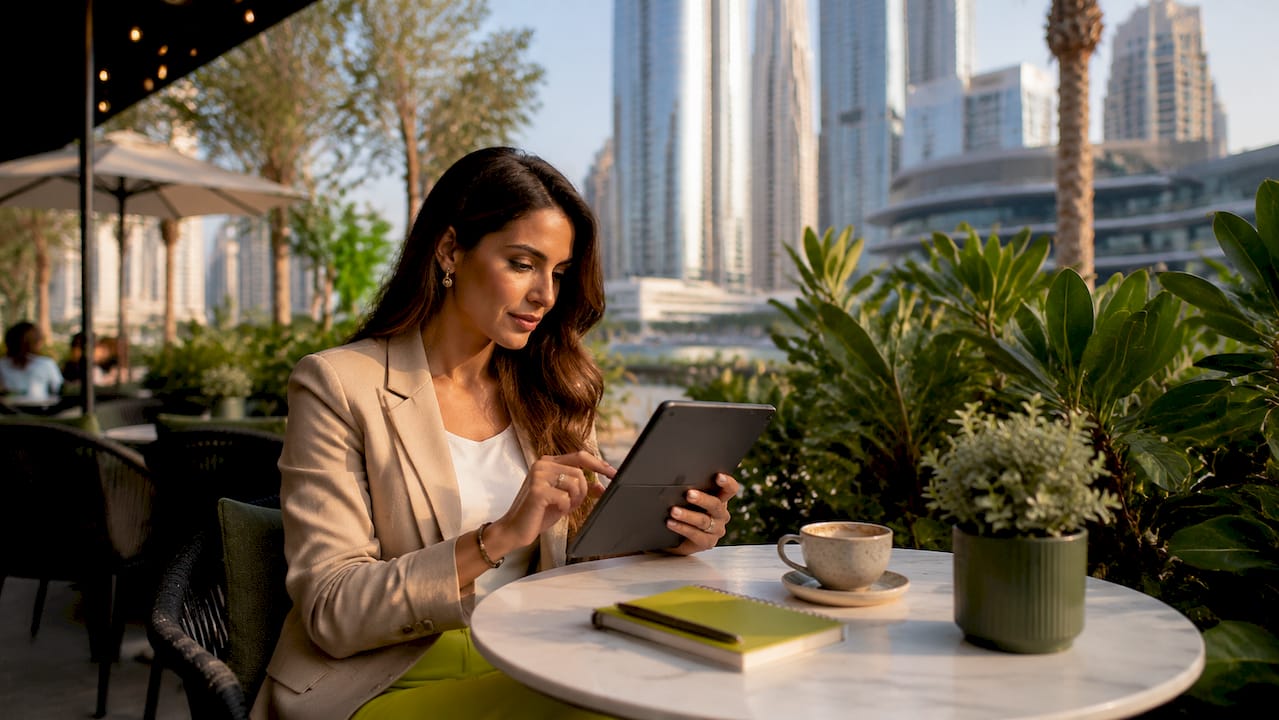 HR professional completing financial wellness survey