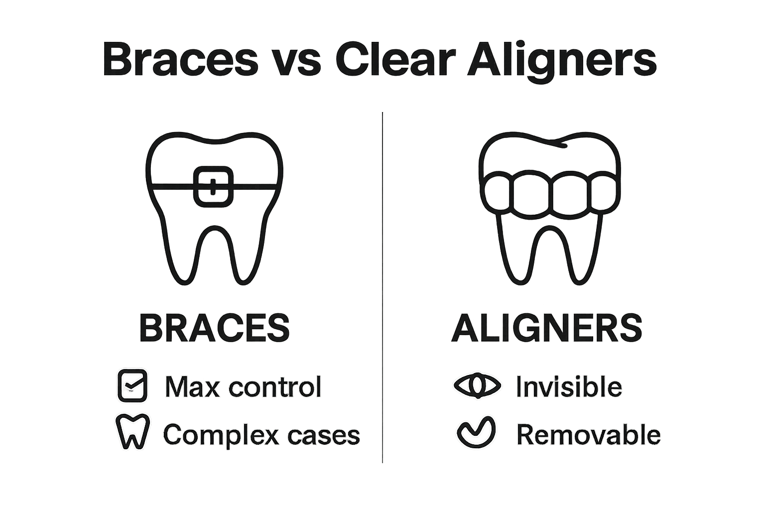 Braces vs Clear Aligners: Which is Right for Your Smile?