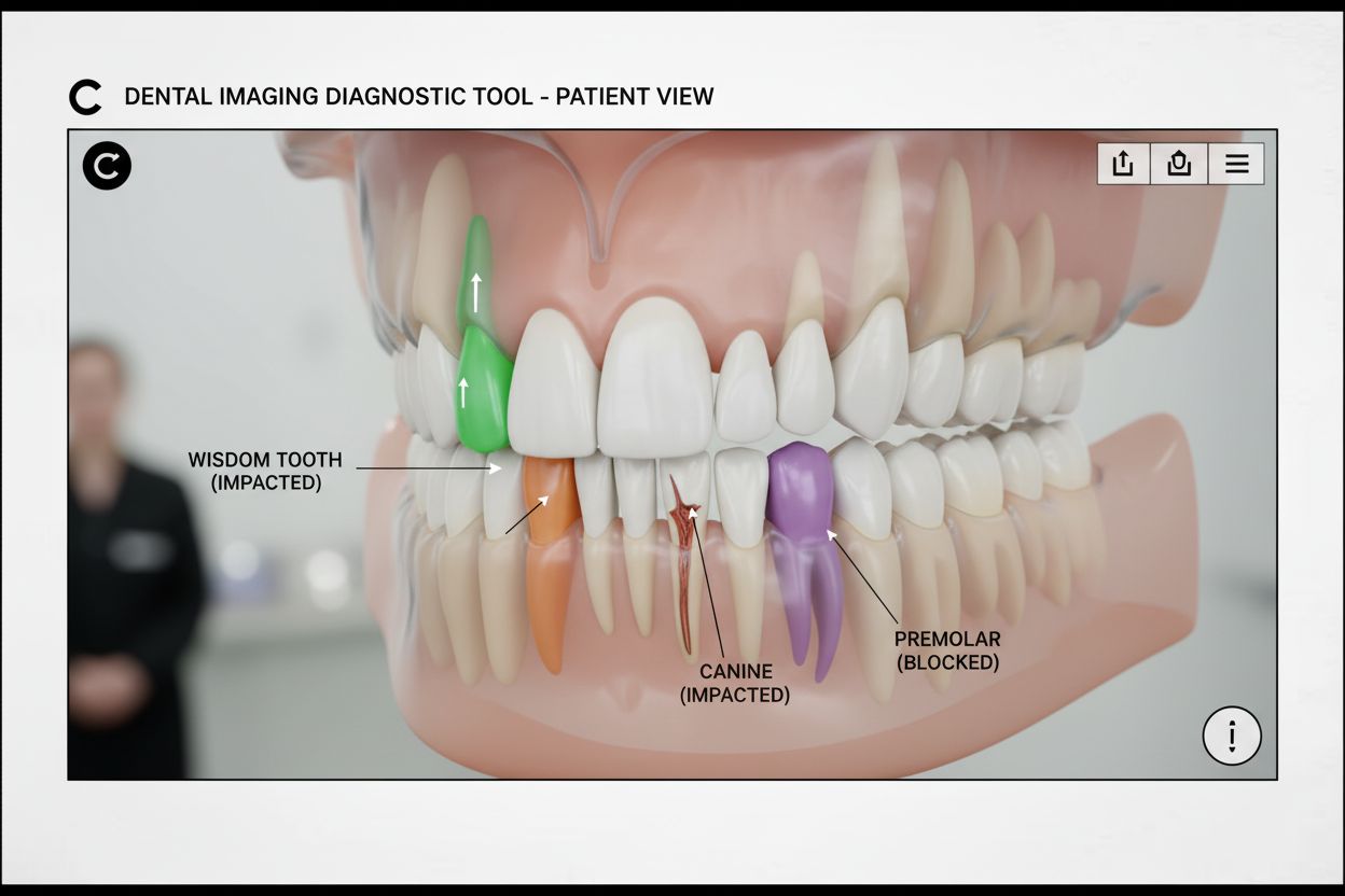 impacted teeth 3d anatomy