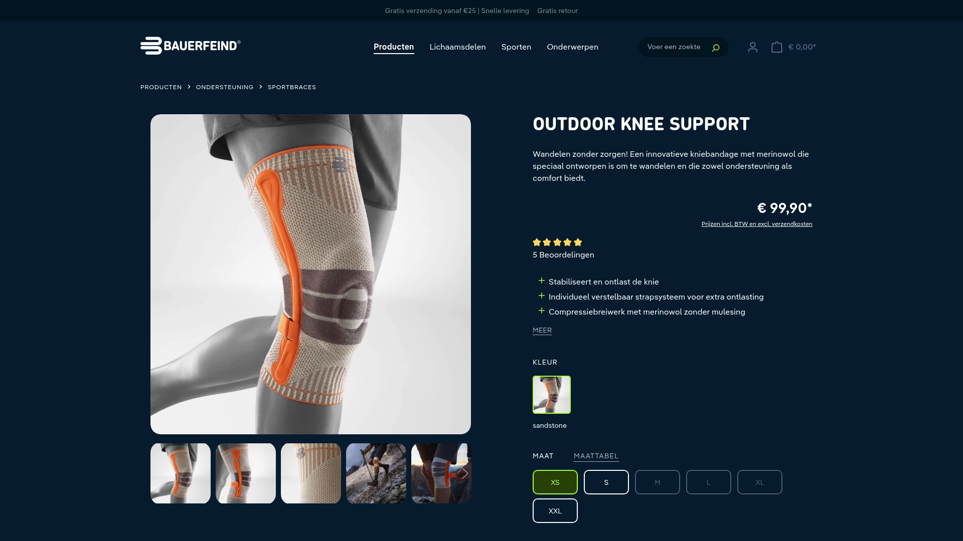 https://bauerfeind-sports.nl/kniebandage-voor-de-wandelsport-outdoor-knee-support-sandstone-xs