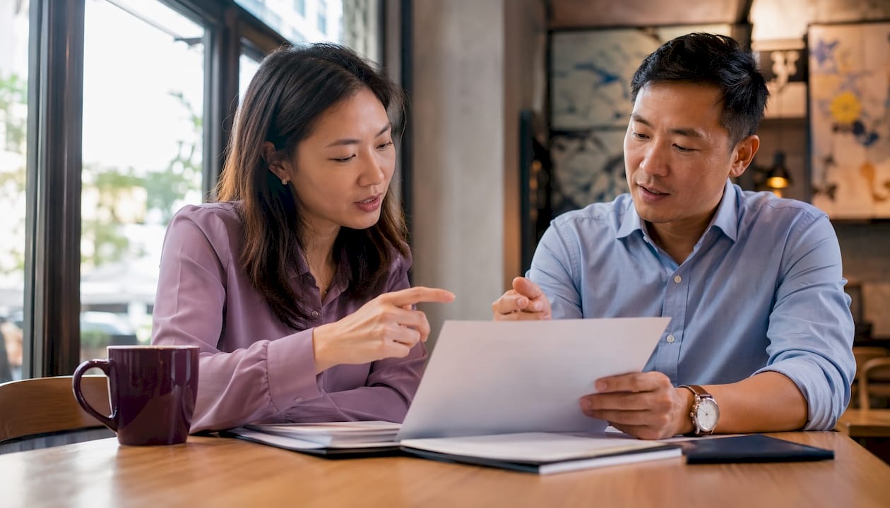 Professionals discussing cost-reimbursement contracts