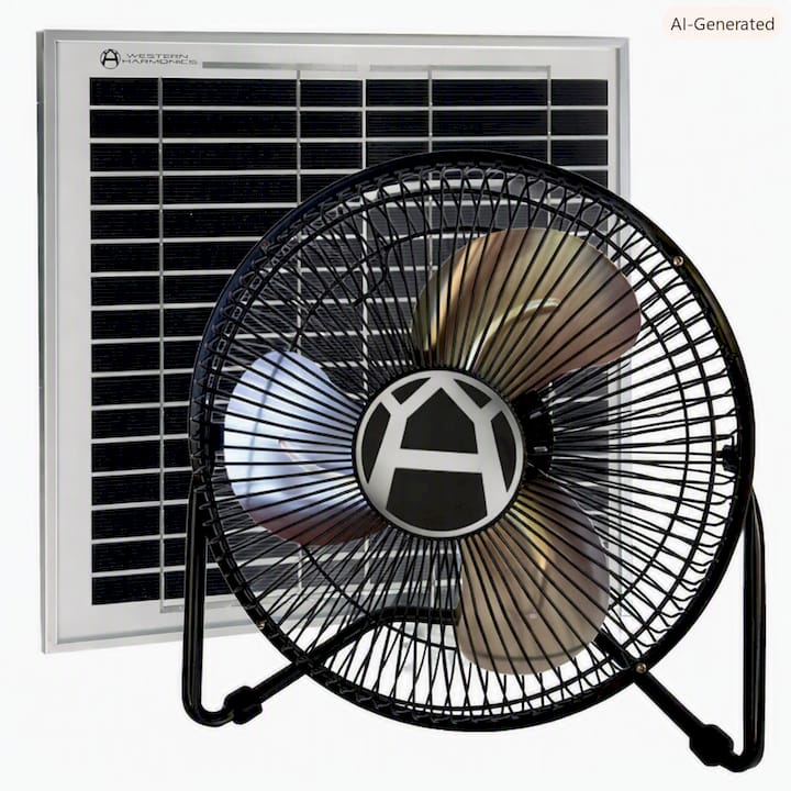 10W Solar Powered Fan Kit