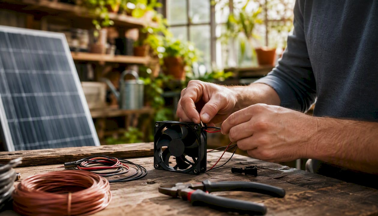 Wiring a Solar Fan: Direct-Wire, Controller, or Battery?