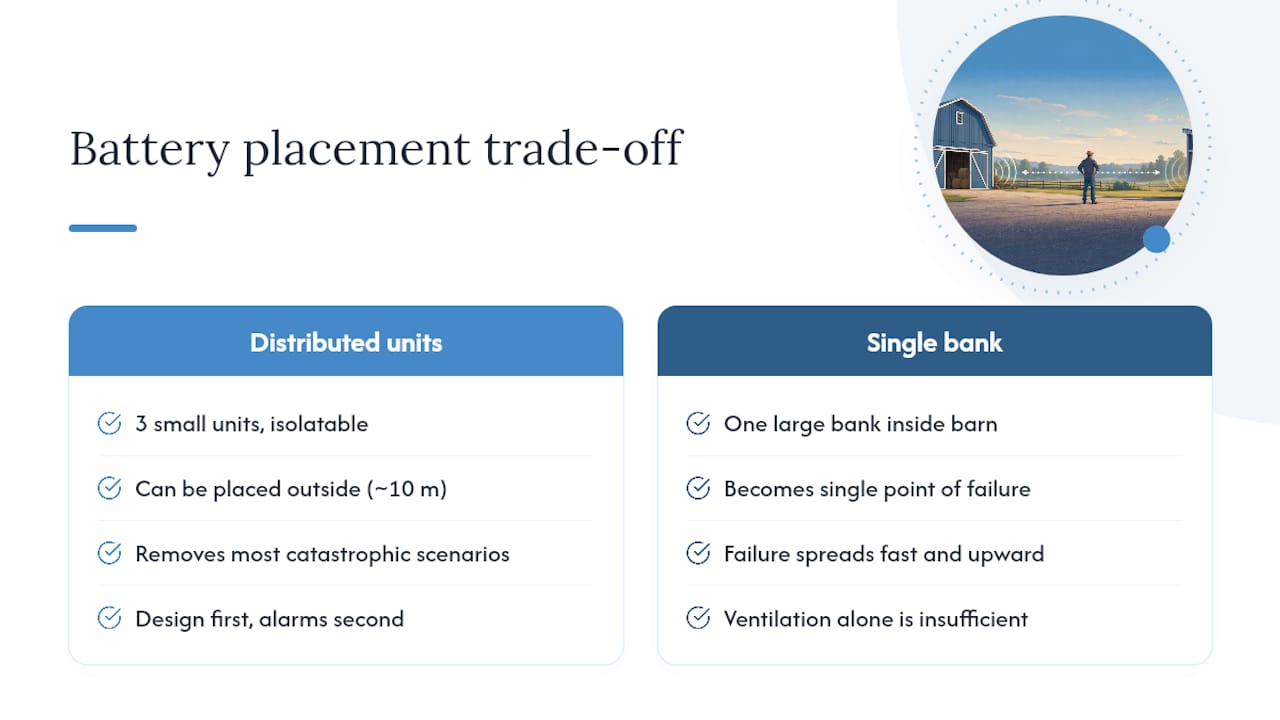 Westernharmonics' Take: Small Batteries, Distributed Design — overview diagram