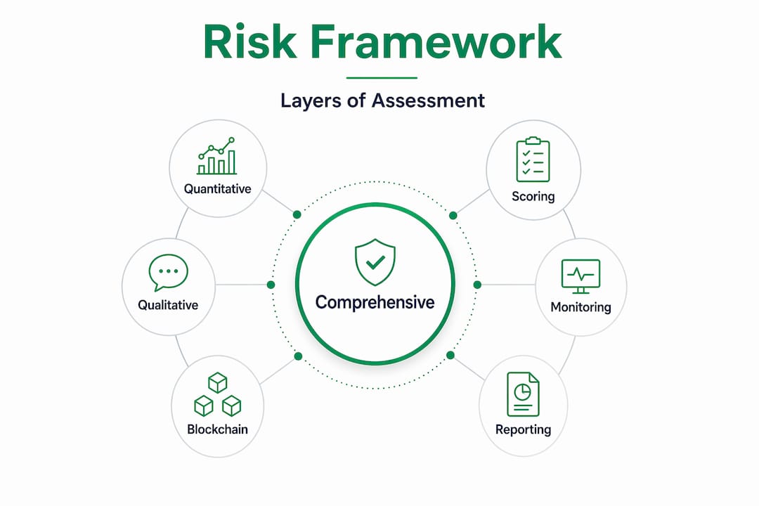 Risk framework pyramid for digital assets