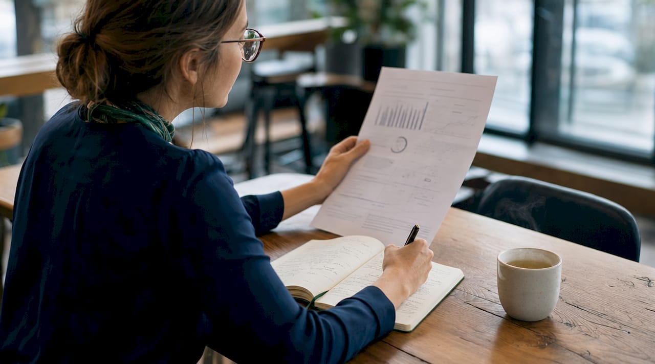 Compliance manager annotating regulatory report