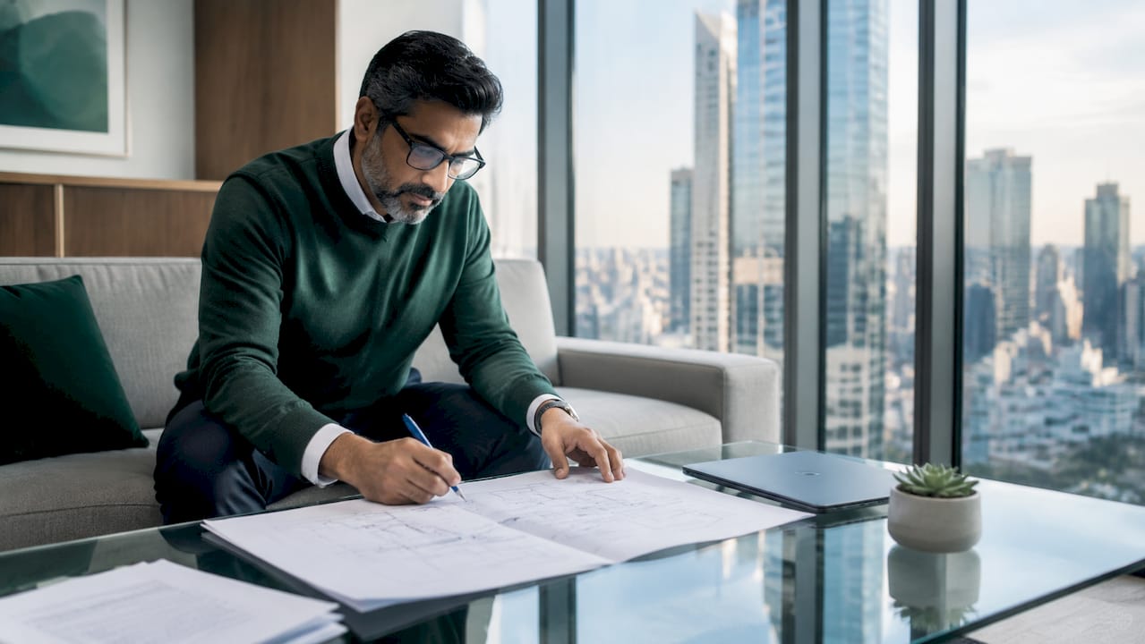 IT leader reviewing digital asset recovery diagrams