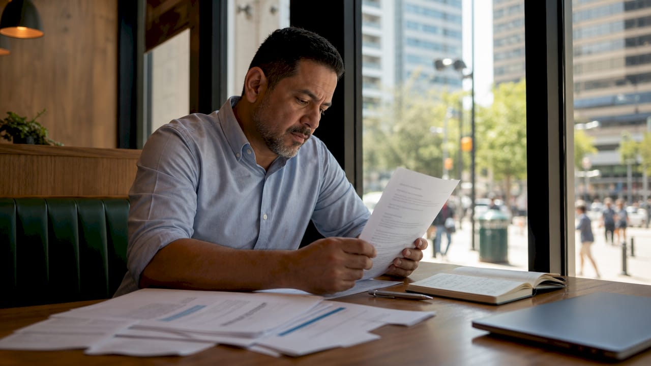Compliance officer reviewing digital asset disclosures