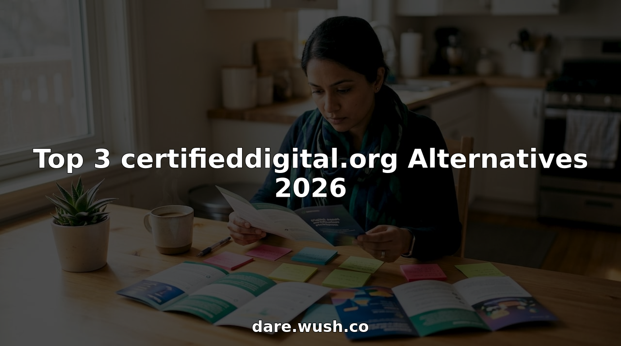 Woman reviewing digital asset certification materials