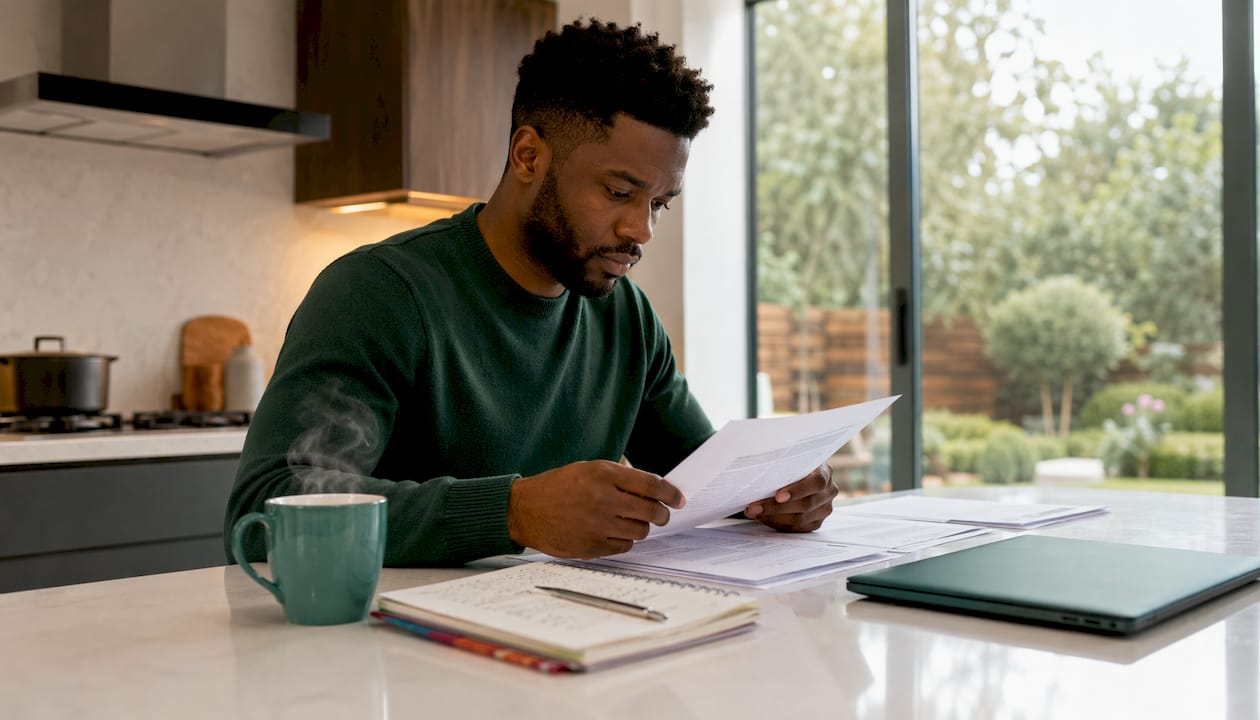 Engineer reviewing smart contract risk papers