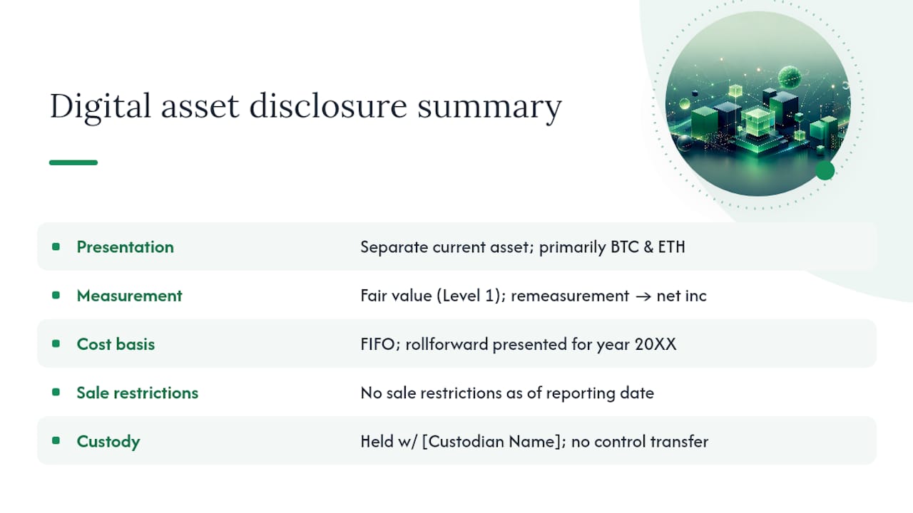 Annotated sample disclosure paragraph — overview diagram