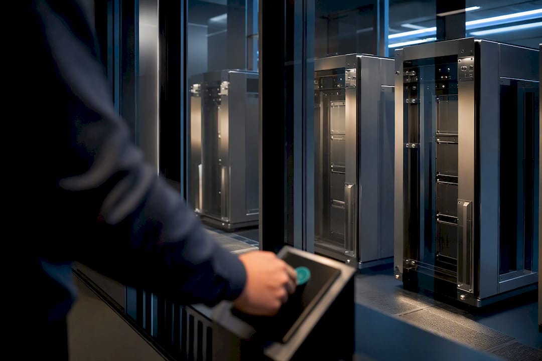 Secure facility housing crypto custody equipment
