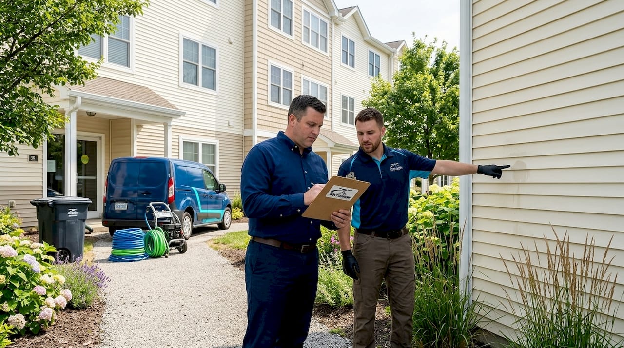 What Is Soft Washing? a Property Manager's Guide