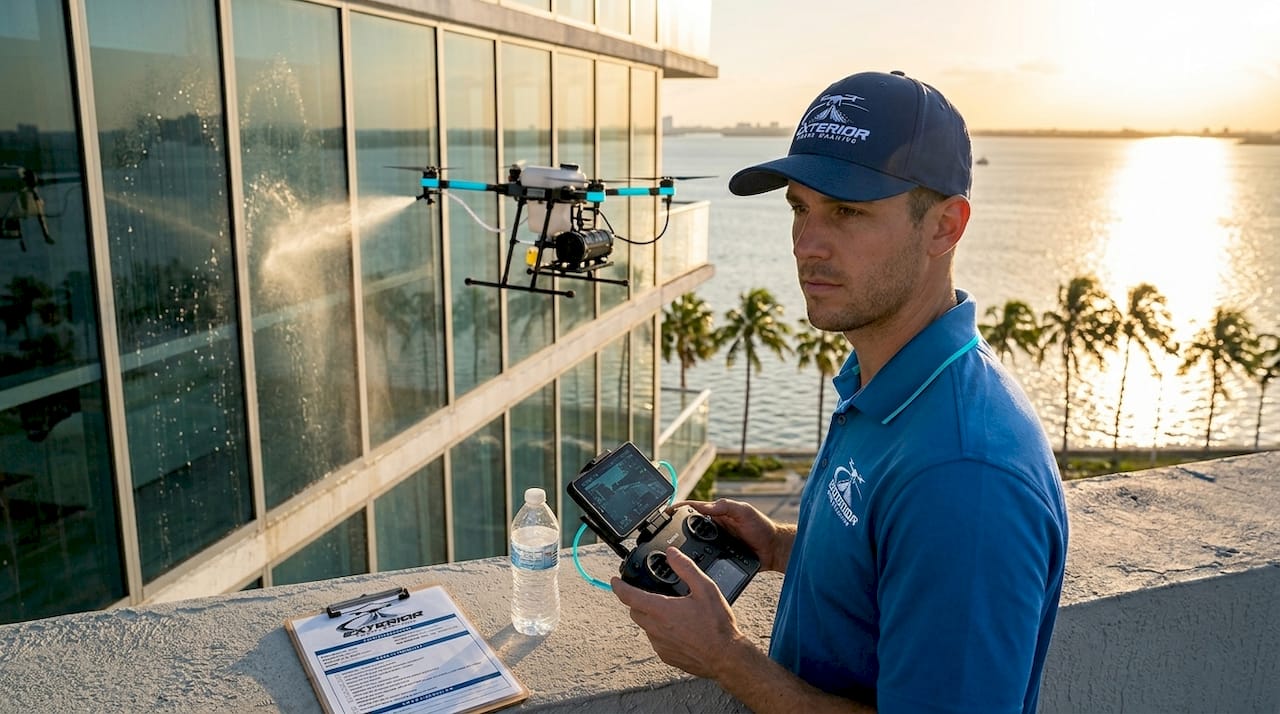Miami Drone Washing for High-Rise Buildings: 2026 Guide