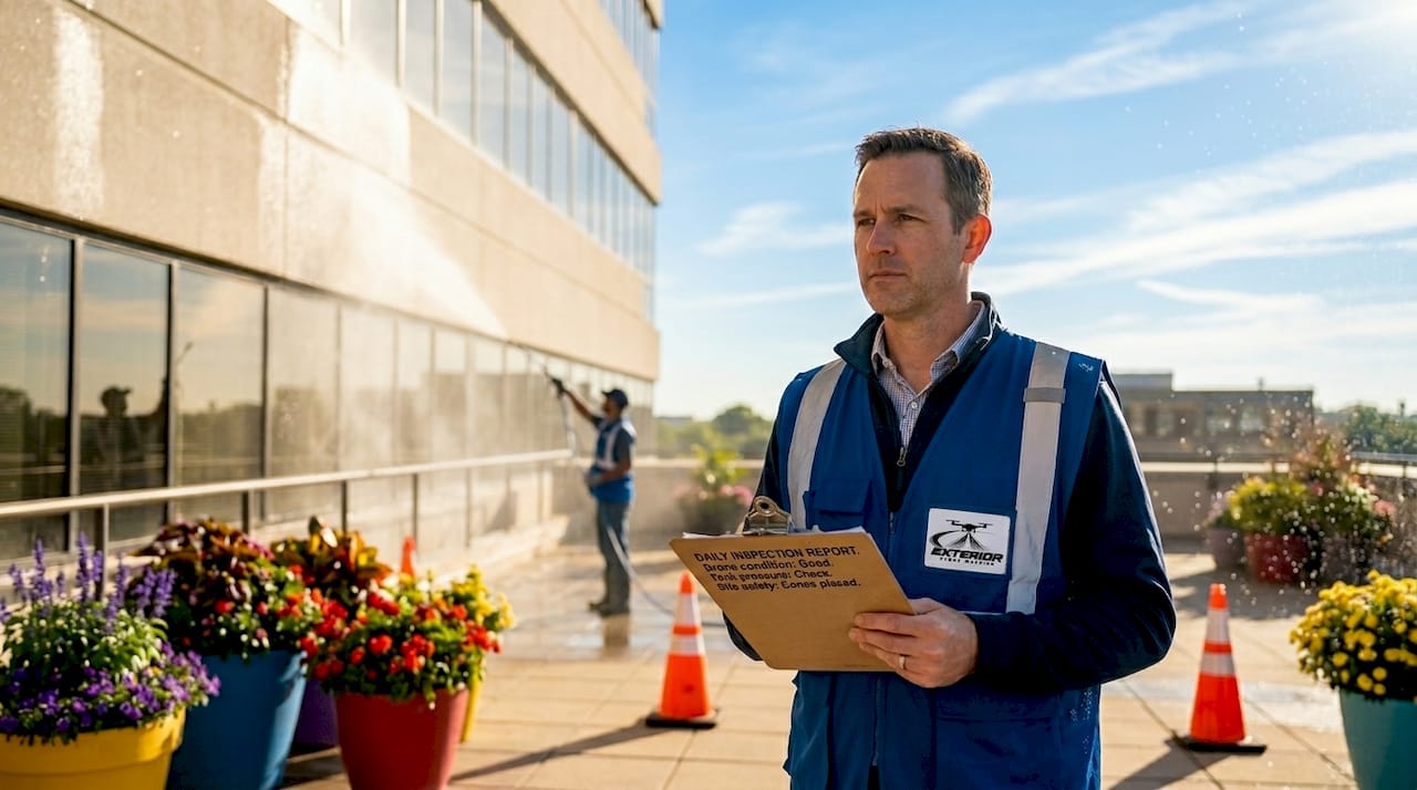 Safe Building Washing Examples for Property Managers
