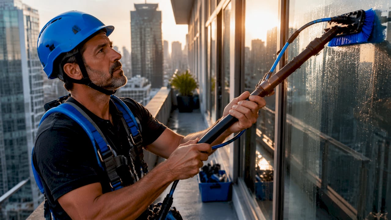 Streak-Free High-Rise Glass Cleaning Steps That Work