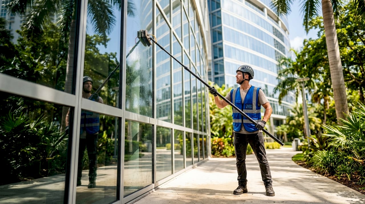Pure Water Window Cleaning for High-Rise Buildings Pure Water Window Cleaning for High-Rise Buildings
