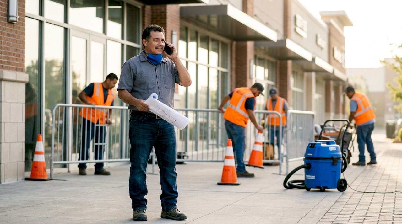 Retail Facade Cleaning Without Parking Closure: 2026 Guide Retail Facade Cleaning Without Parking Closure: 2026 Guide
