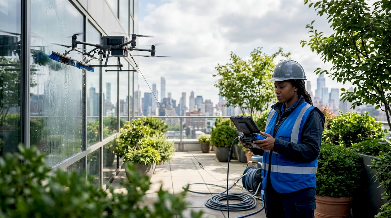 Window Cleaning Without Ropes: Safe High-Rise Methods 2026