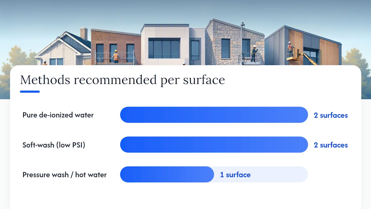 What services does exterior staging actually include? — overview diagram