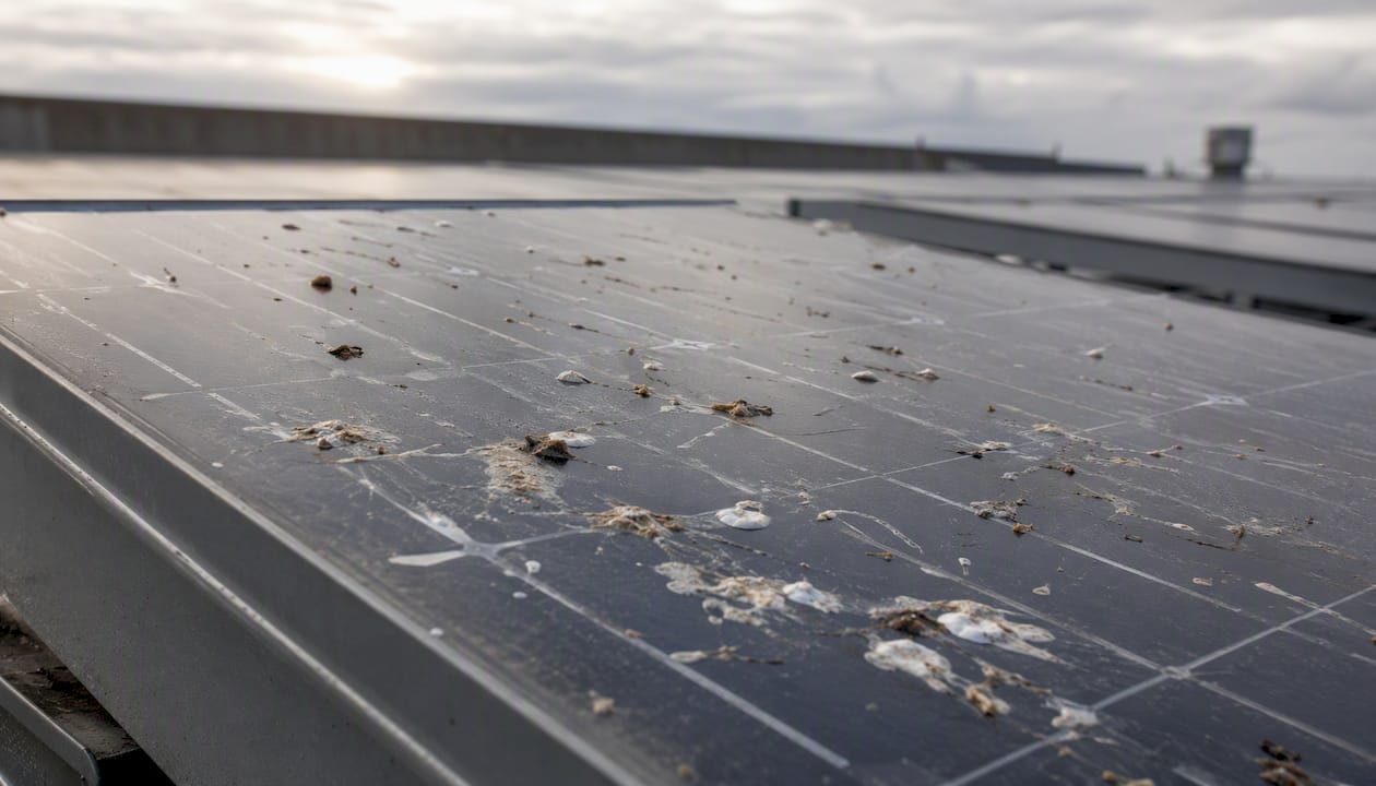 How Bird Droppings Cut Your Solar Panel Output How Bird Droppings Cut Your Solar Panel Output