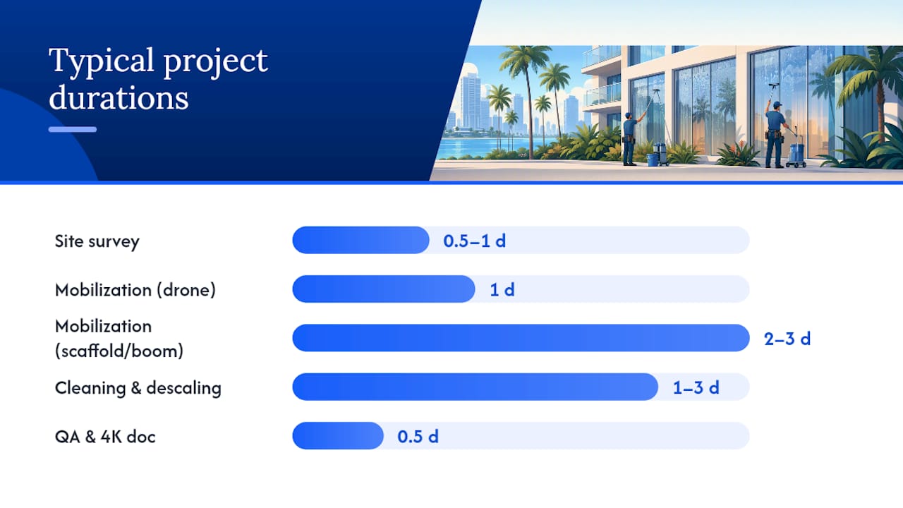 What does a typical project cost and how long does it take? — overview diagram