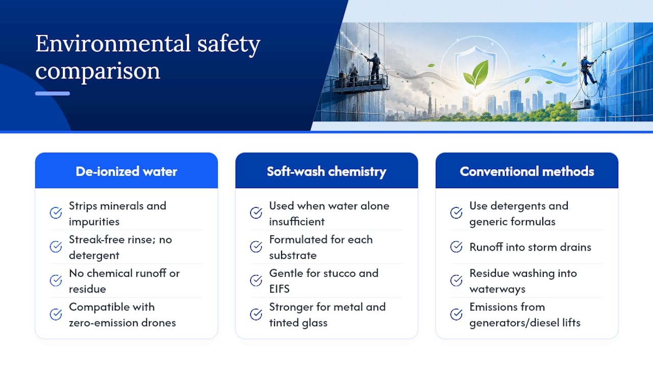 Are Drone Cleaning Chemicals Safe for the Environment? — overview diagram