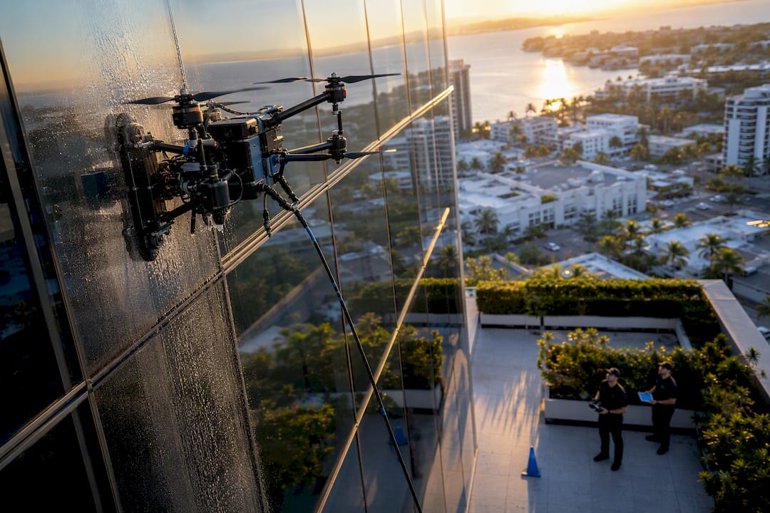 South Florida Commercial Window Cleaning Frequency & Drone Use