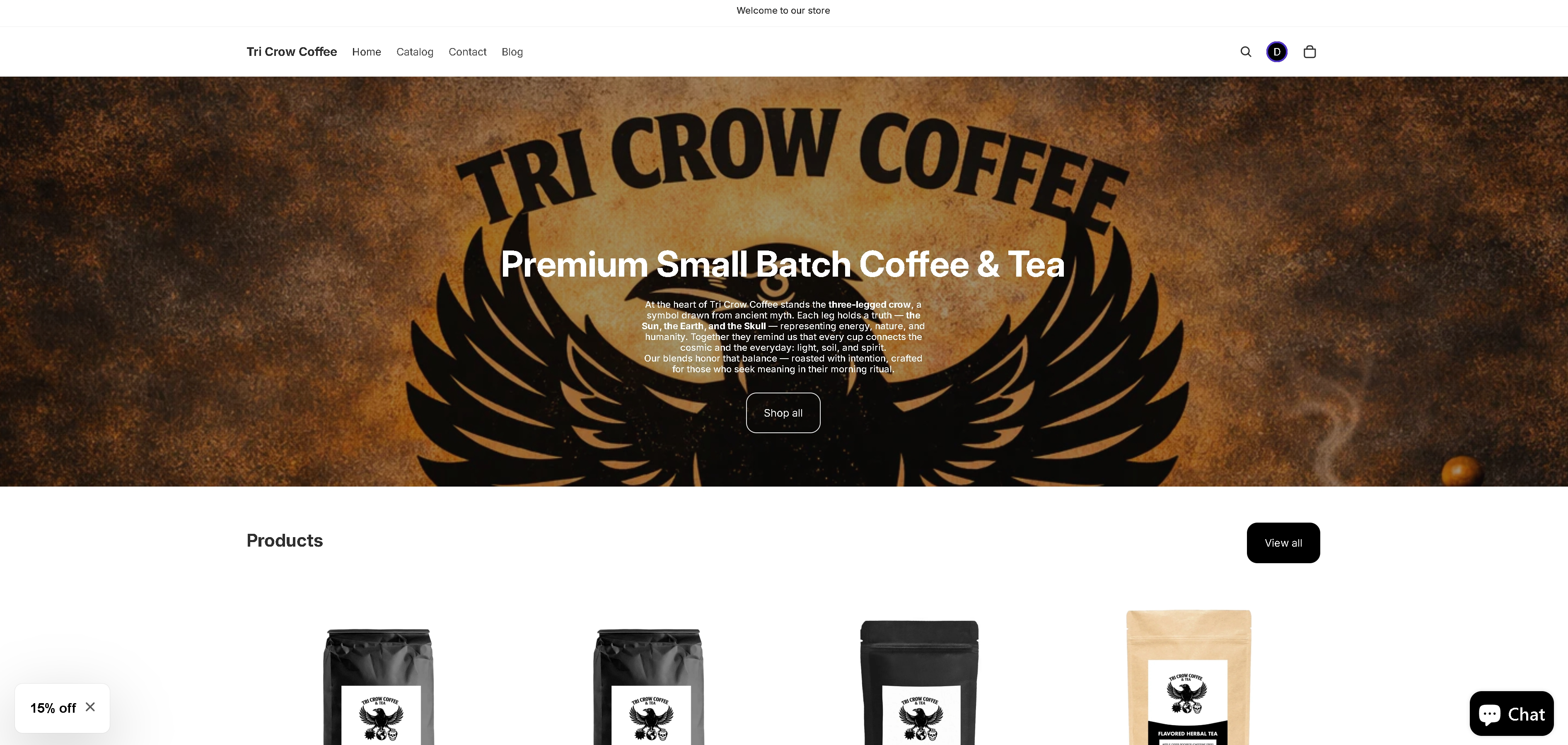 https://tricrowcoffee.com
