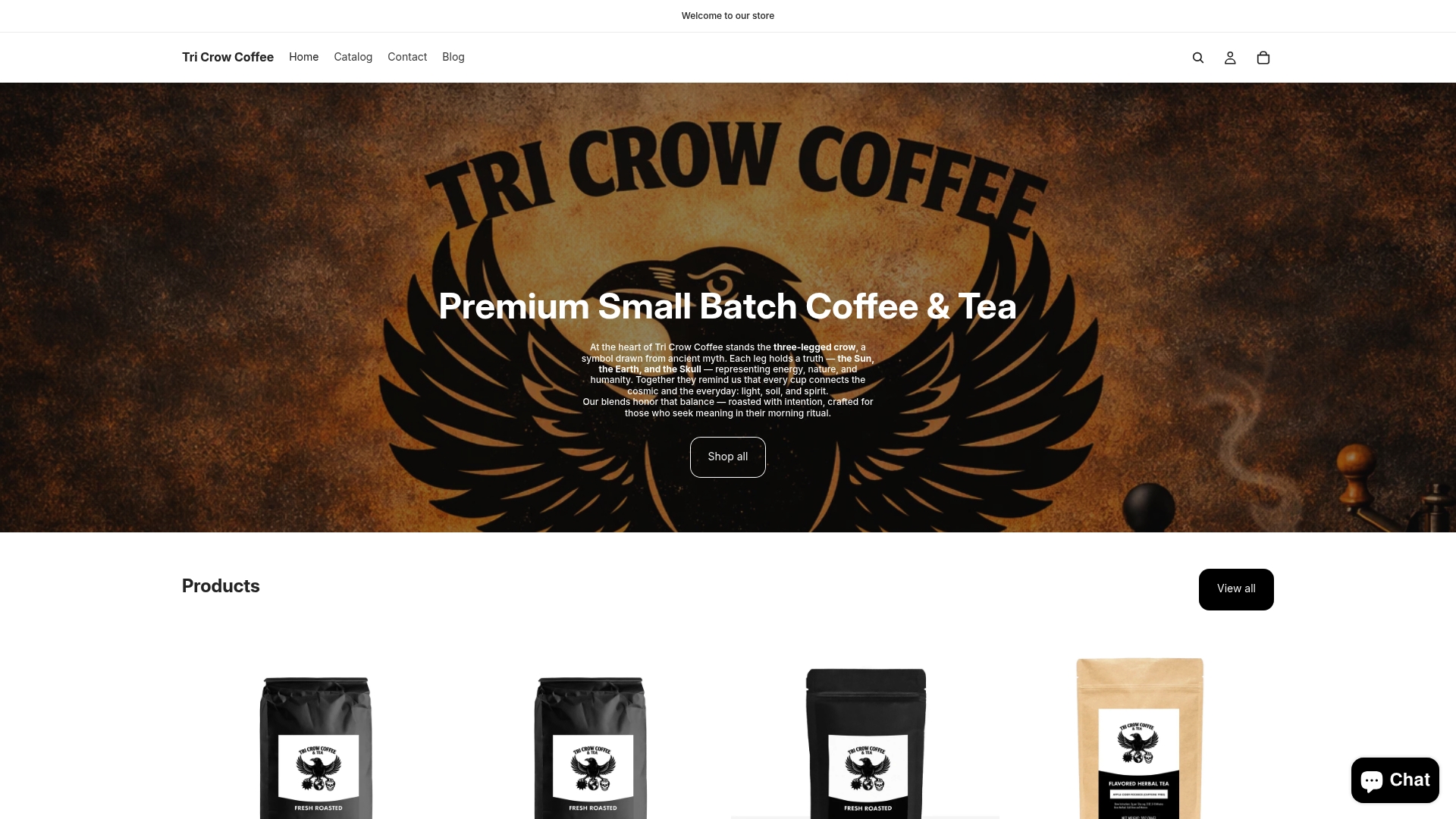 https://tricrowcoffee.com