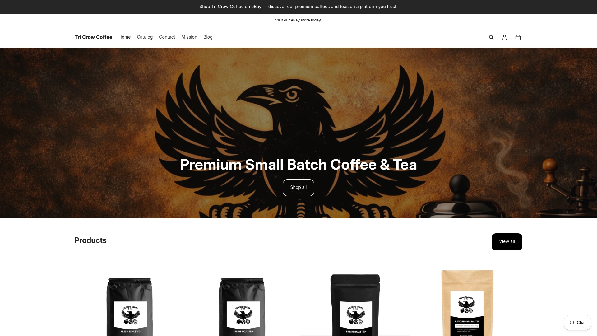 https://tricrowcoffee.com