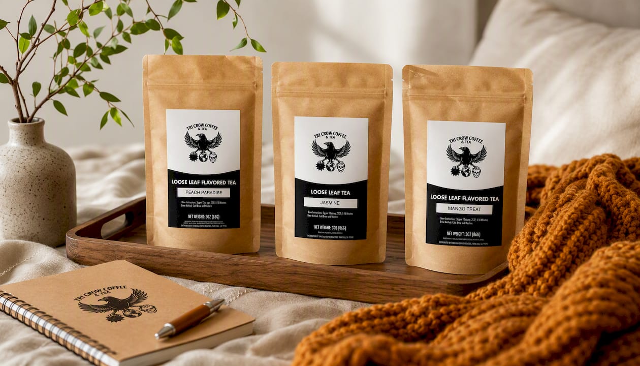 Peach Paradise Herbal Tea • Fruity, Sweet & Aromatic • Hot or Iced