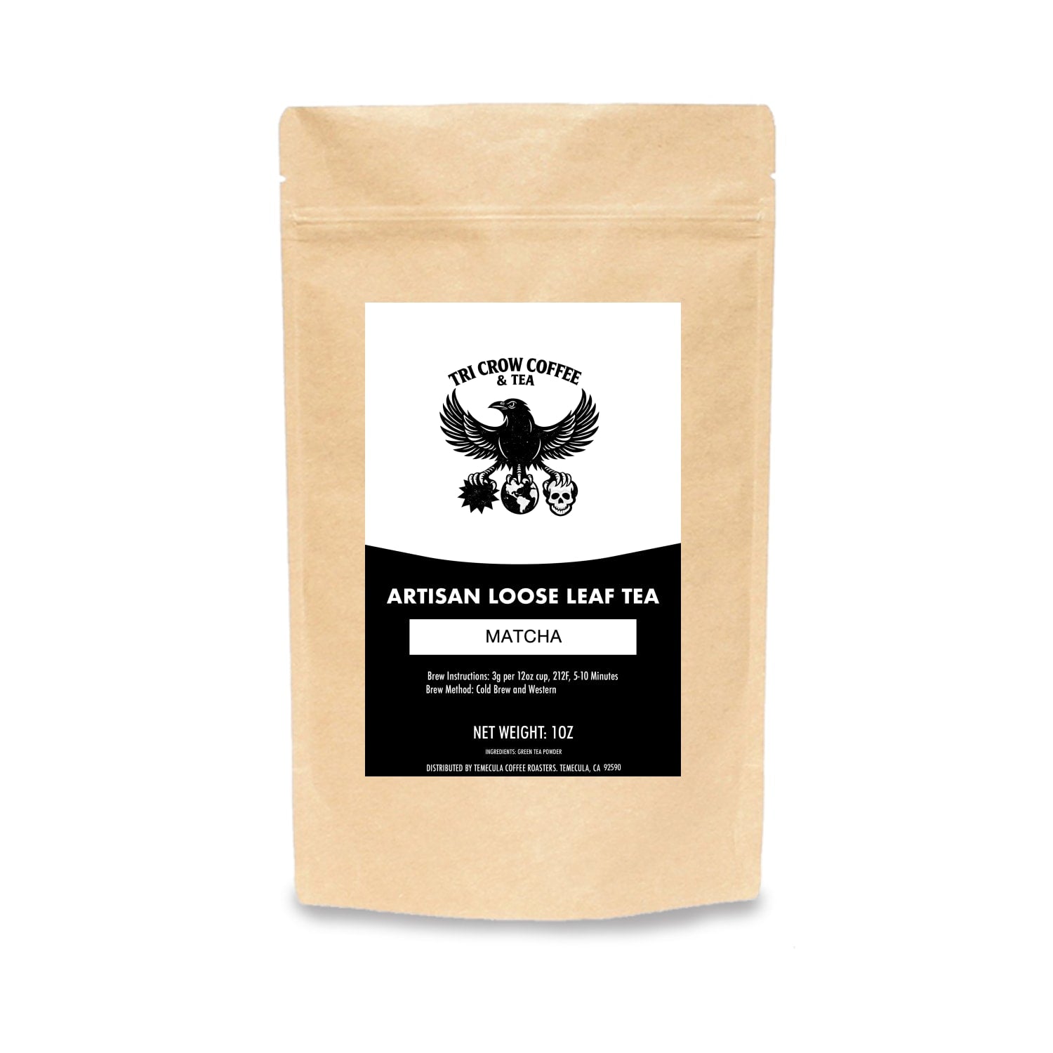 Matcha Green Tea • Loose Leaf • Premium Quality • 1 oz Small-Batch