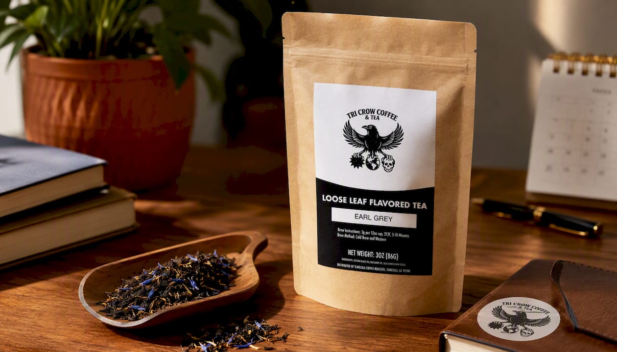 Earl Grey Tea • Ceylon OP • Bergamot Oil & Blue Cornflowers