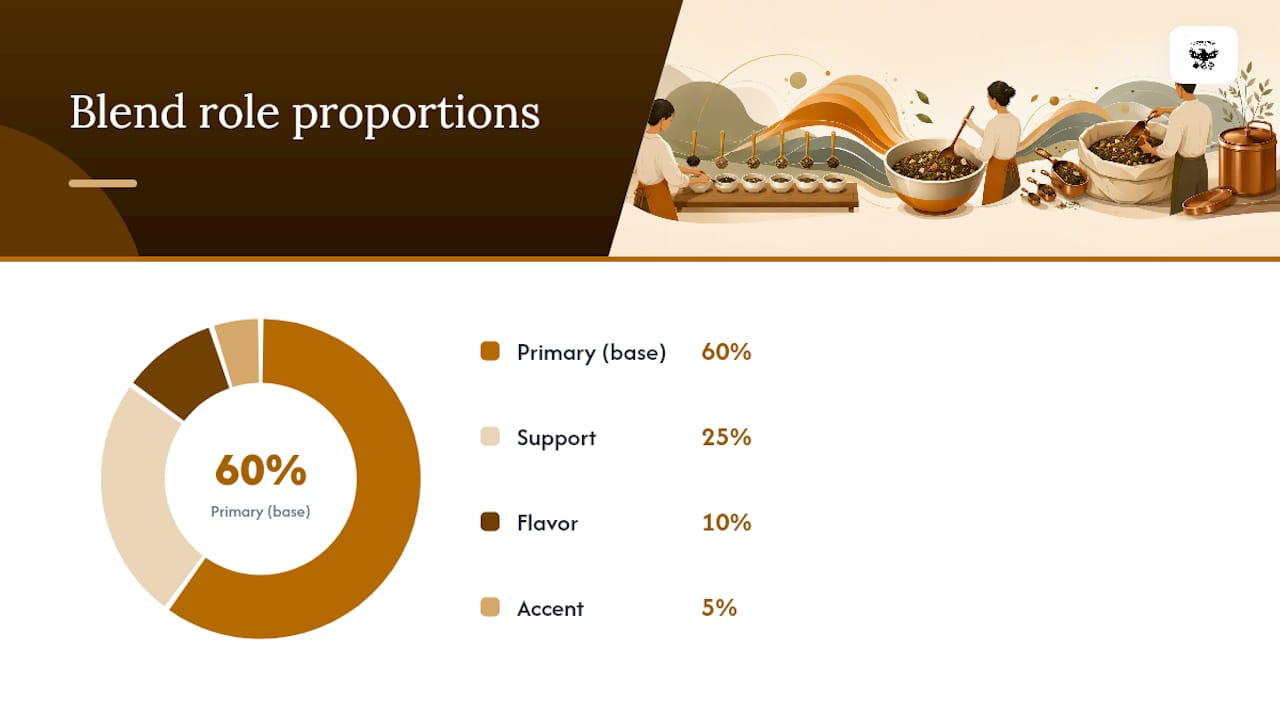 The Four-Role Framework: Build a Blend Without Guessing — overview diagram
