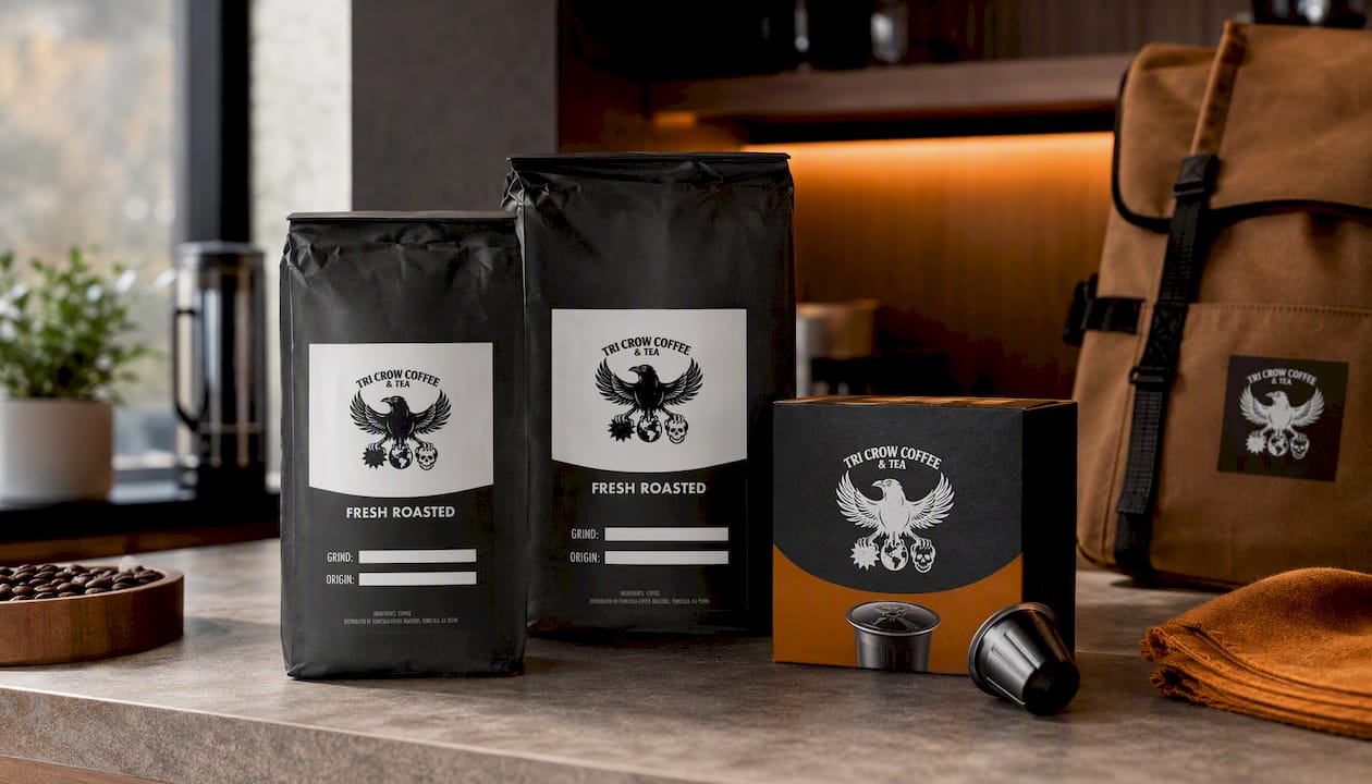 6 Bean Dark Roast Coffee • Small-Batch House Blend