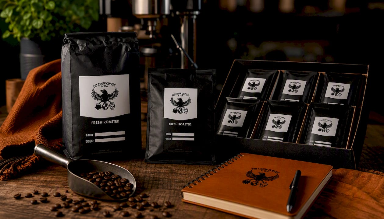 6 Bean Dark Roast Coffee • Small-Batch House Blend
