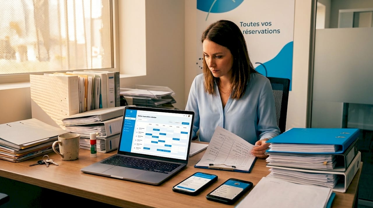 L’équipe en charge de la gestion des dossiers de prêts, qu’ils soient sur papier ou en version numérique.